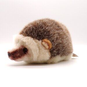 Demdaco Nat & Jules Hedgehog Plush Realistic Stuffed Animal Wildlife 2016